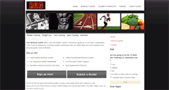 Desktop Screenshot of freeworkoutguides.com