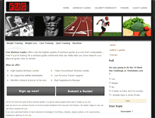 Tablet Screenshot of freeworkoutguides.com